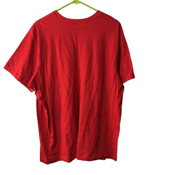 THE NIKE TEE "JUST DO IT" RED GRAPHIC T-SHIRT MENS XL - Picture 2 of 4